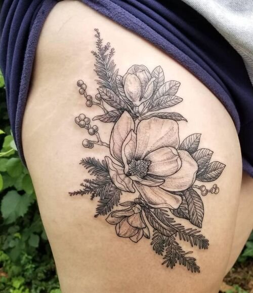 Magnolia Tattoo 21