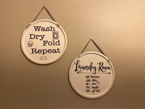 Cool Pizza Pan Laundry Room Signs