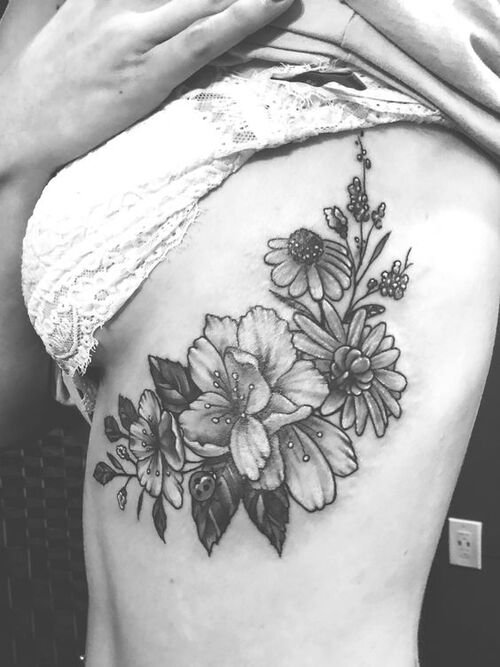 Gladiolus Flower Tattoo 23