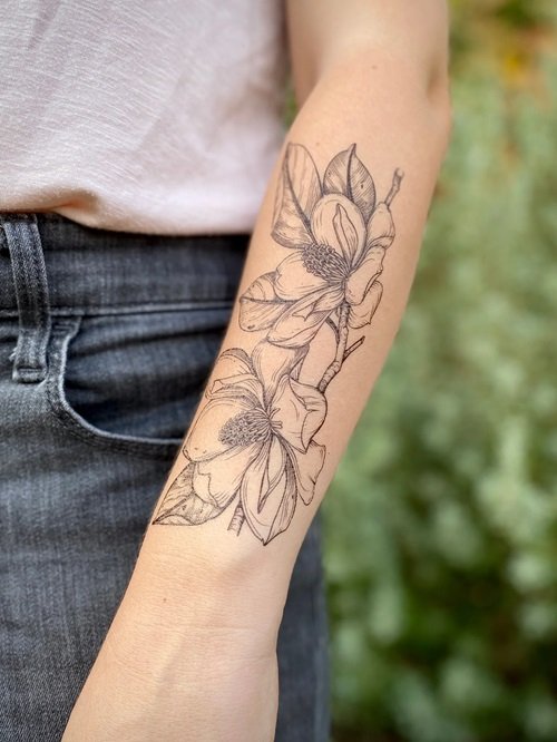 Magnolia Tattoo 25