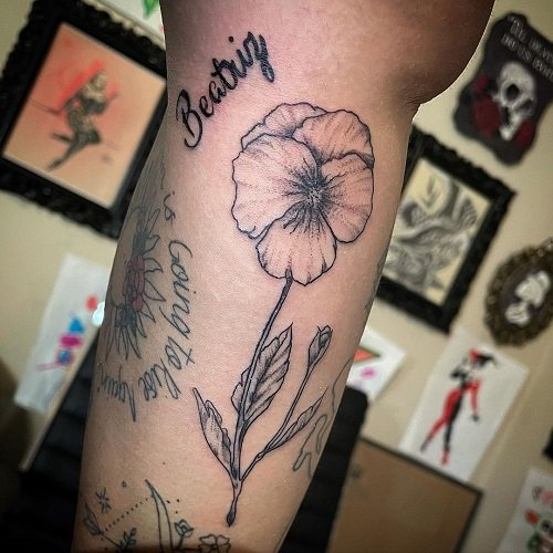 February and March Birth Flower Tattoo | TikTok