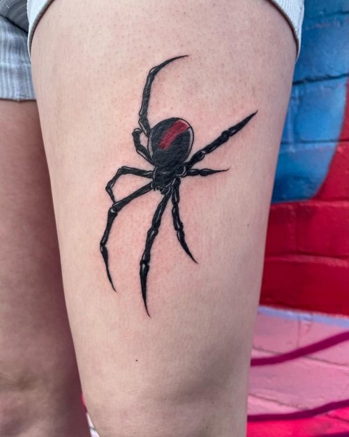 Black Widow Spider Tattoo 29