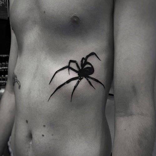 Black Widow Spider Tattoo 35