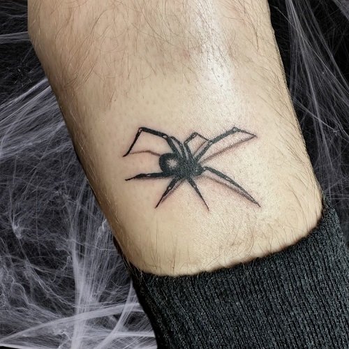 Black Widow Spider Tattoo 37