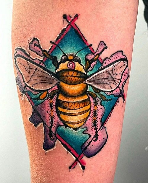 Bumble Bee Tattoo 37