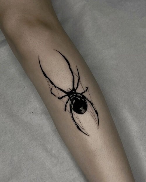 skull spider tattoo piece by cucorb on DeviantArt