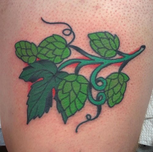 Small Poison Ivy Ink tattoo