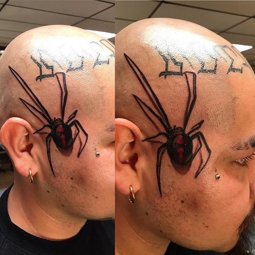 Black Widow Spider Tattoo 41