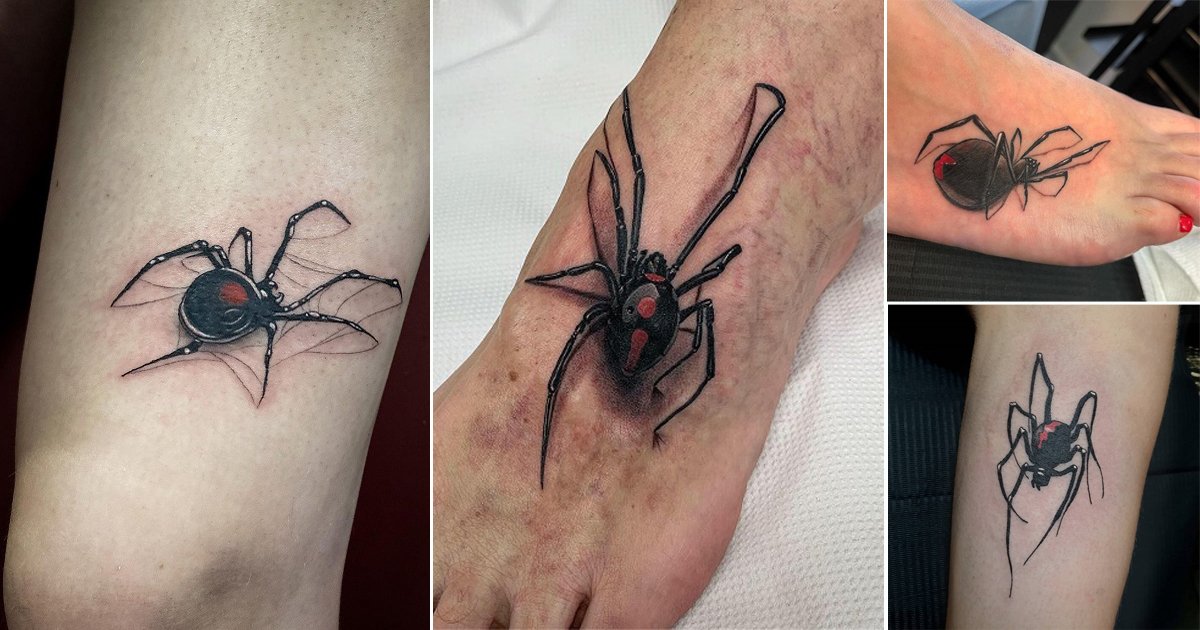 67 Stunning 3D Spider Tattoo Ideas [2024 Inspiration Guide] | Spider tattoo,  Black widow spider tattoo, 3d spider tattoo