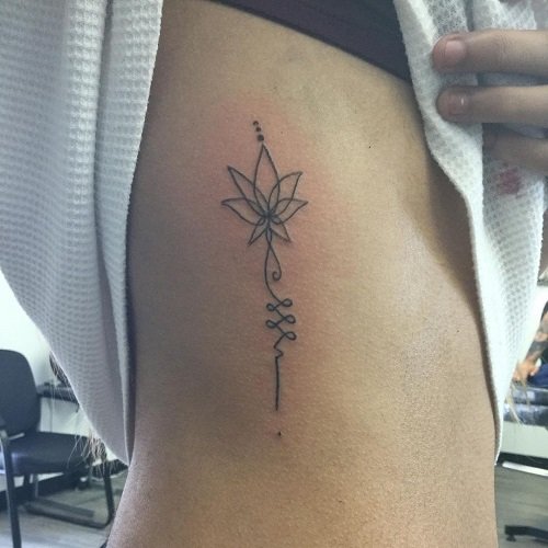 Small Flower Tattoo 7
