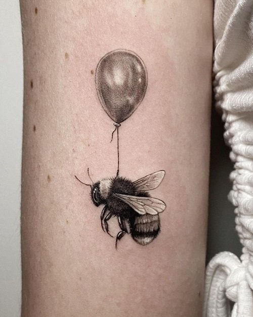 Bumble Bee Tattoo 9