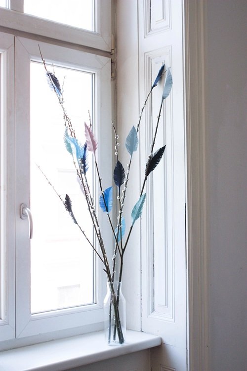 Use them Creatively with Paper Feathers