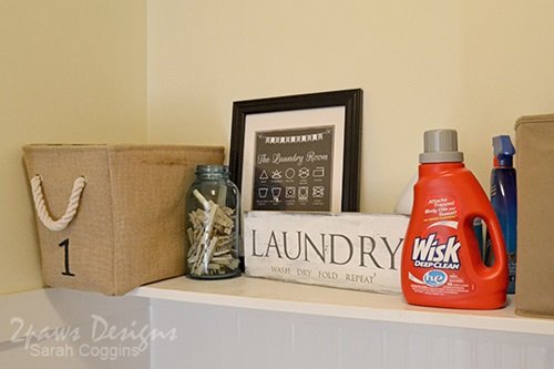 Scrap Wood Laundry Room Sign