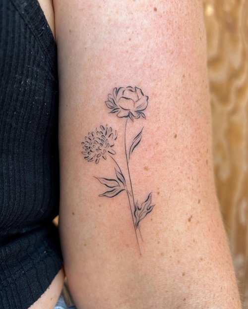 19 top Birth Flower Tattoo ideas in 2024