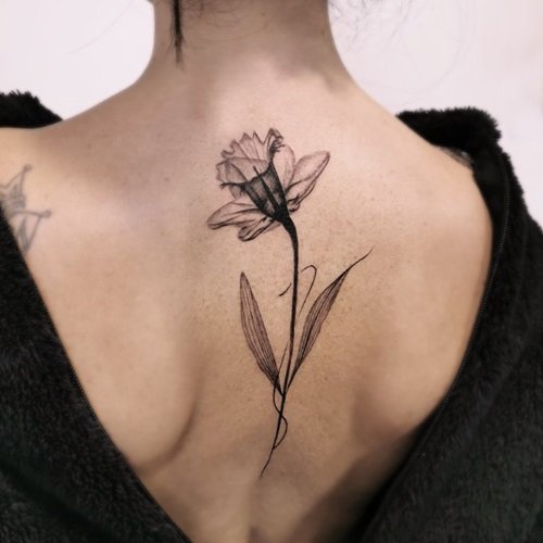 Narcissus Flower Tattoo 1