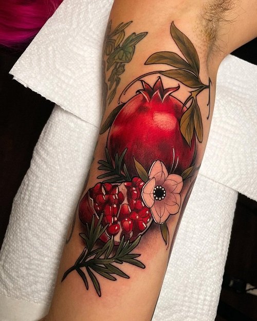 Pomegranate Tattoo 1