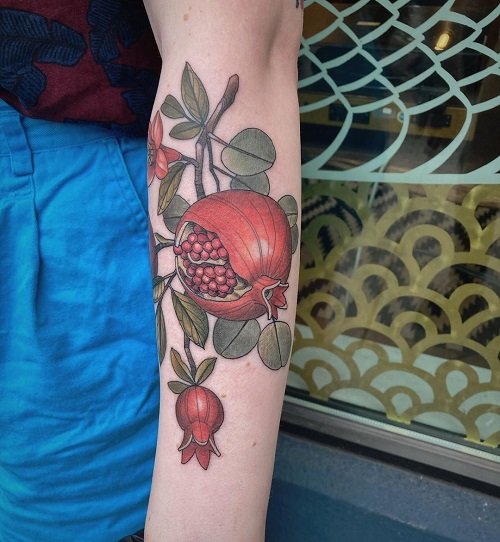 Pomegranate Tattoo 11