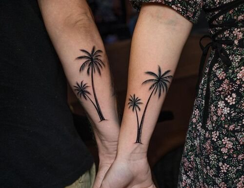Couple of Small Palms