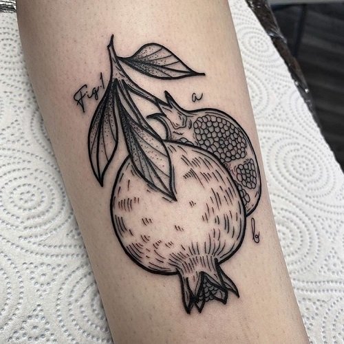 Pomegranate Tattoo 19