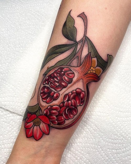 Pomegranate Tattoo 23