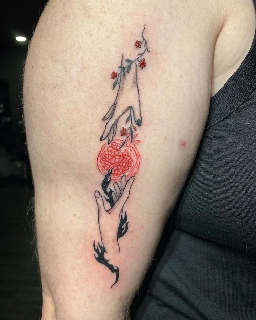 Pomegranate Tattoo 5