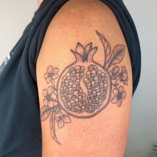 Pomegranate Tattoo 7