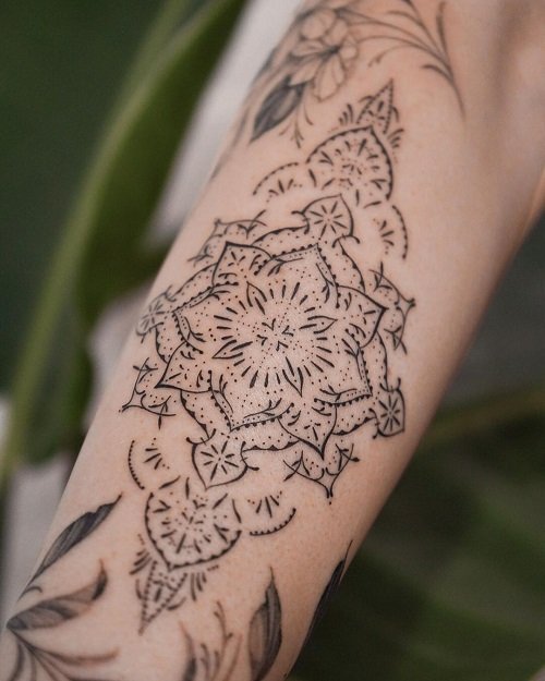 Spiritual Tattoos Related to Plants Mean 1