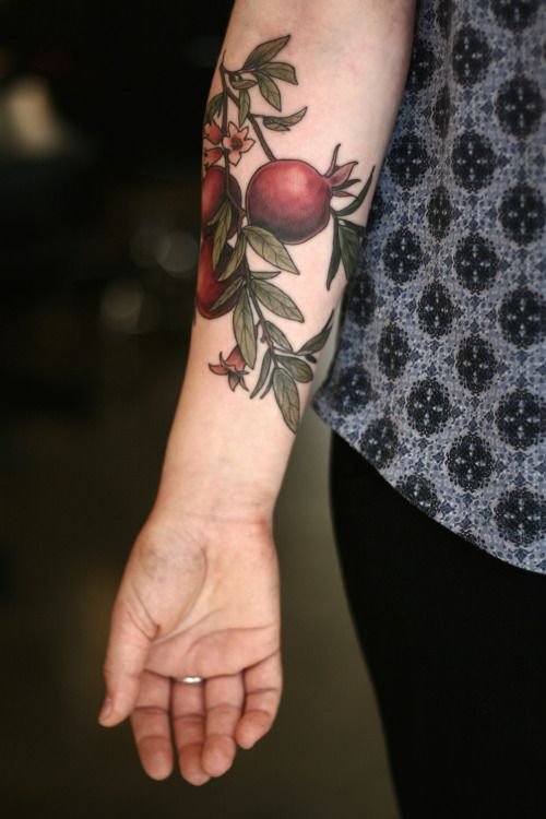 Pomegranate Tattoo 9