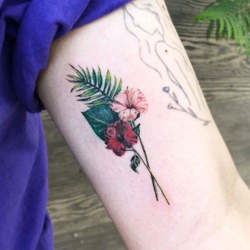 Small flower Tropical Piece 