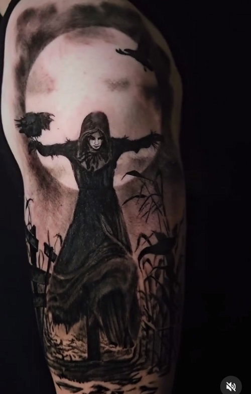 Scarecrow in the Fields Tattoo 