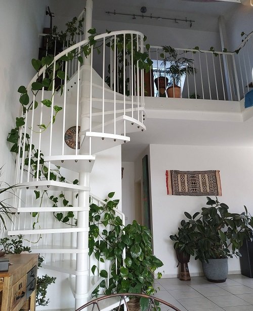 Staircase Railing Planter Indoor Vertical Garden 