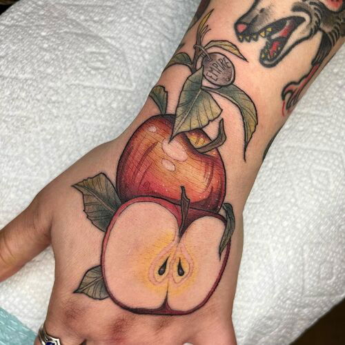 Empire Apple Piece apple tattoo ideas