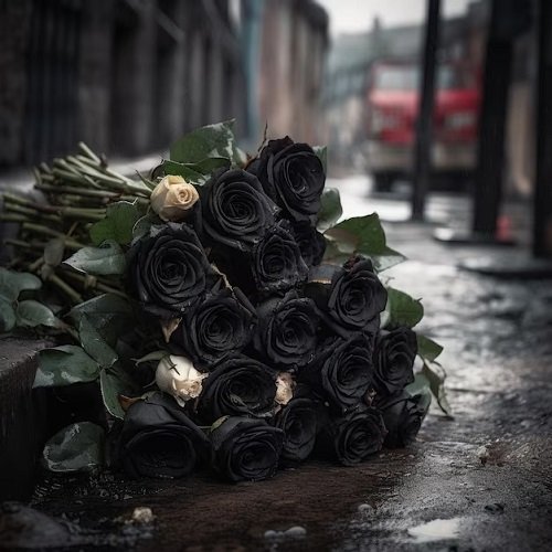 black rose flower with negative meaning
