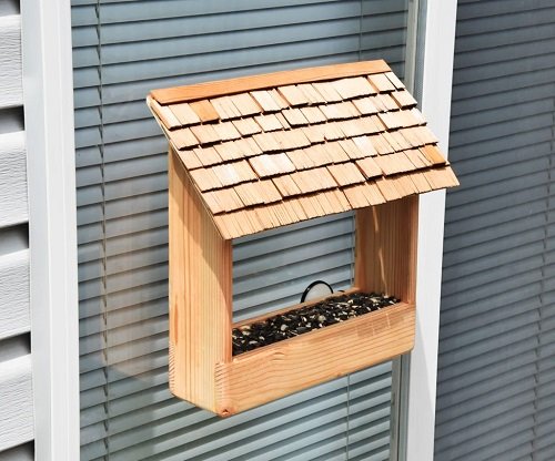 DIY Window-Mounted Bird Feeder 5