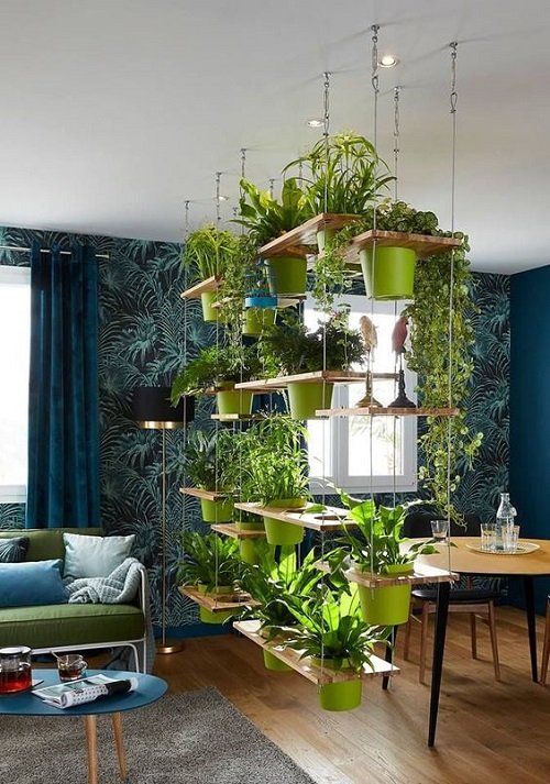 Living Room Divider Indoor Vertical Garden 