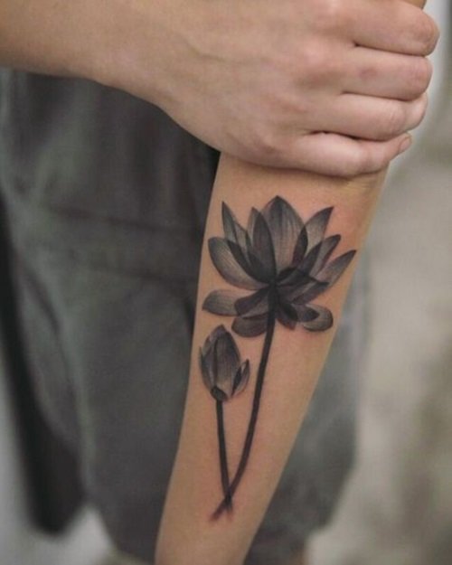 X-Ray Black Lotus Tattoo meaning and ideas