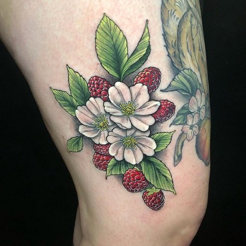 36 Most Beautiful Flower Tattoo Designs to Blow Your Mind - Page 25 of 36 -  belikeanactress. com | Strawberry tattoo, Beautiful flower tattoos, Flower  tattoo designs