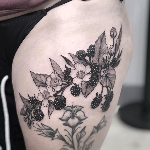 some blackberries for megan's first tattoo ! 🌞 | Instagram