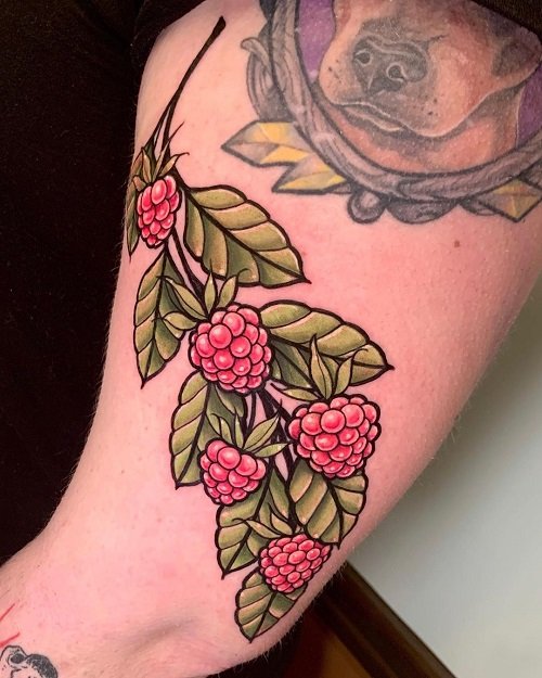 Raspberries Tattoo 5