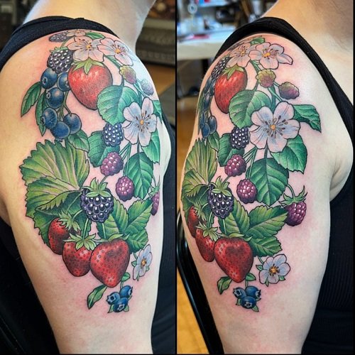 Raspberries Tattoo 3