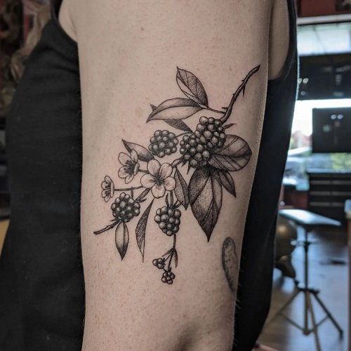 blackberry tattoo ideas 2