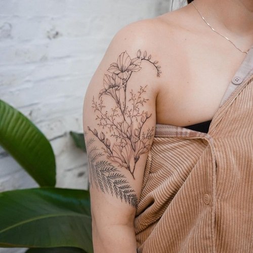 wildflower tattoo designs 2