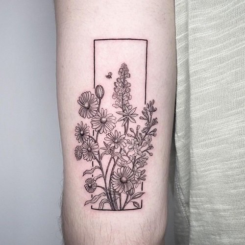 wildflower tattoos 4