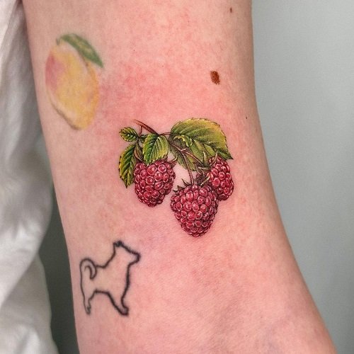 raspberry tattoo designs 2