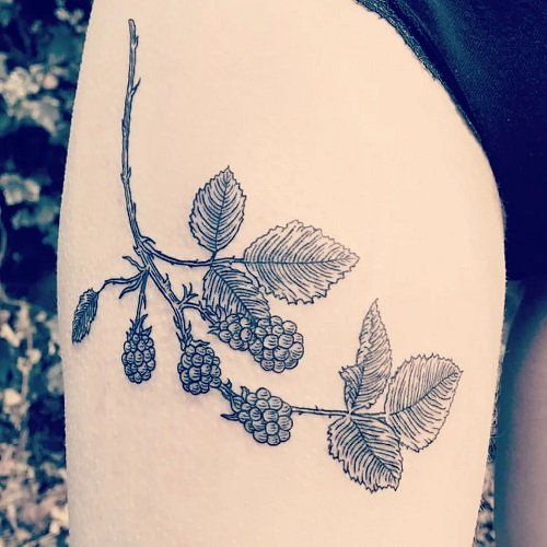 blackberry tattoo 7