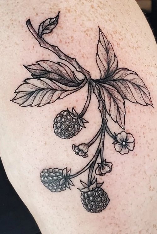 blackberry tattoo ideas 10