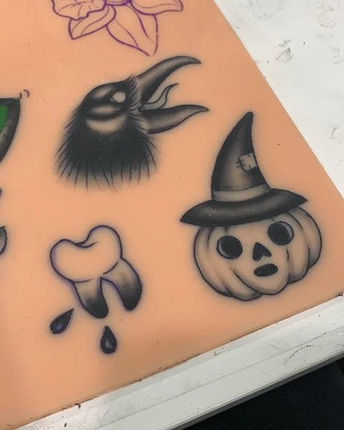 Amazed Pumpkin Tattoo Ideas