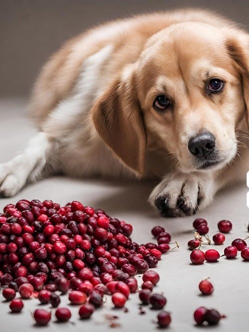dog can eat craneberries