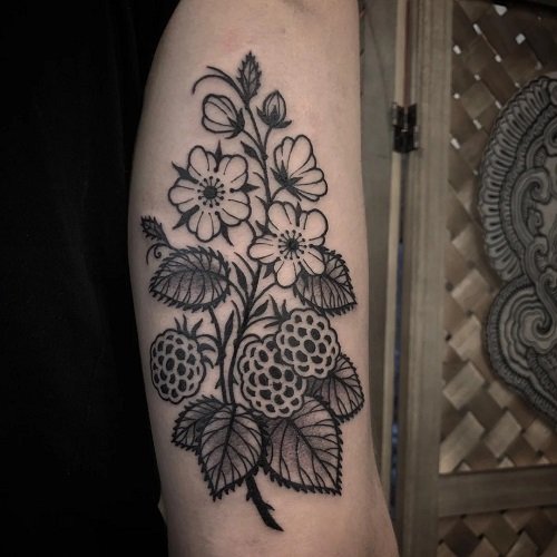 blackberry tattoo 2