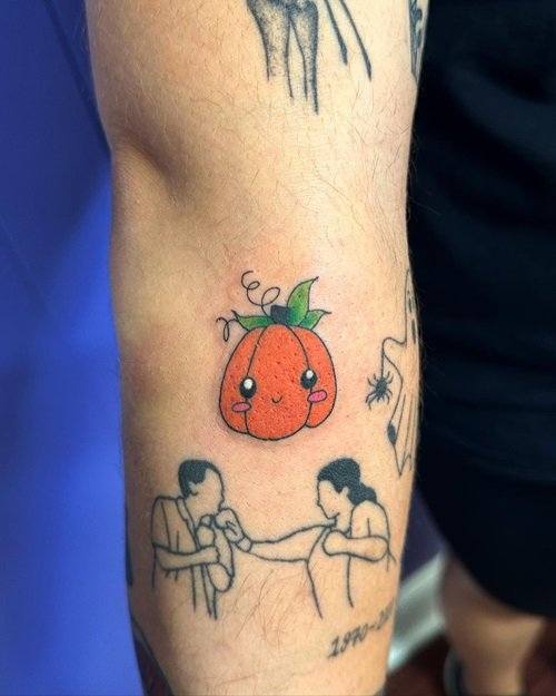 Small Pumpkin tattoo idea